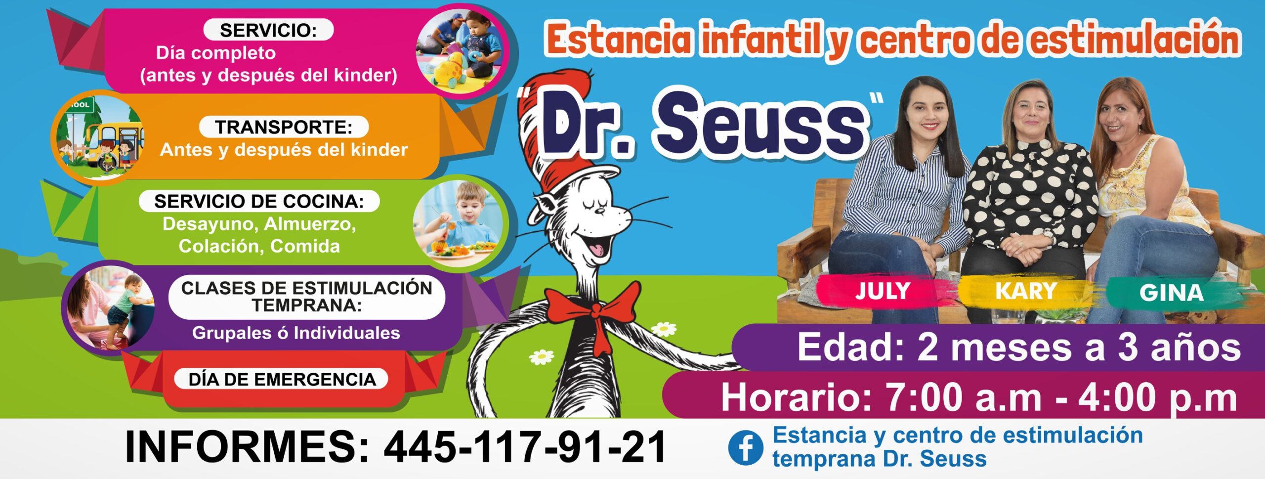 Estancia infantil y Centro de Estimulación Temprana “Dr. Seuss”
