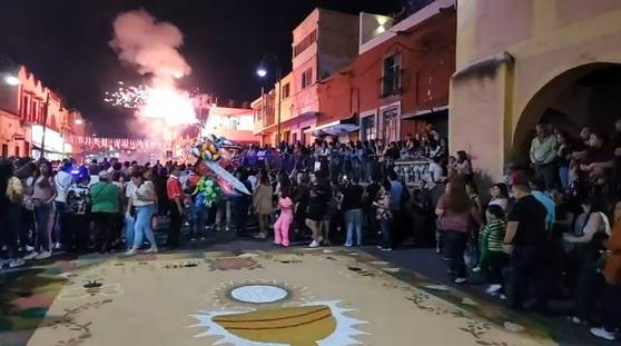 Traslado del regreso de La Preciosa Sangre de Cristo a su templo.